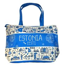 Kott eesti sümbolitega - kangast sangadega