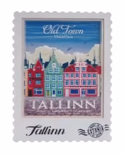 Magnet postmark Vanalinna majad