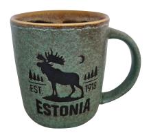 Kruus Estonia põdraga - roheline